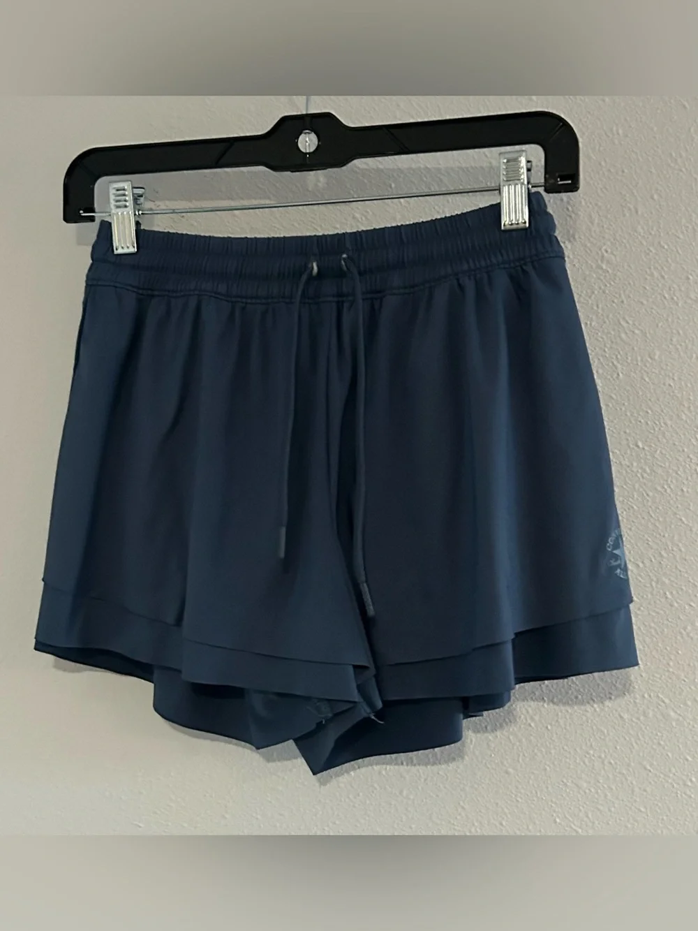 Converse Navy Layered Athletic Shorts